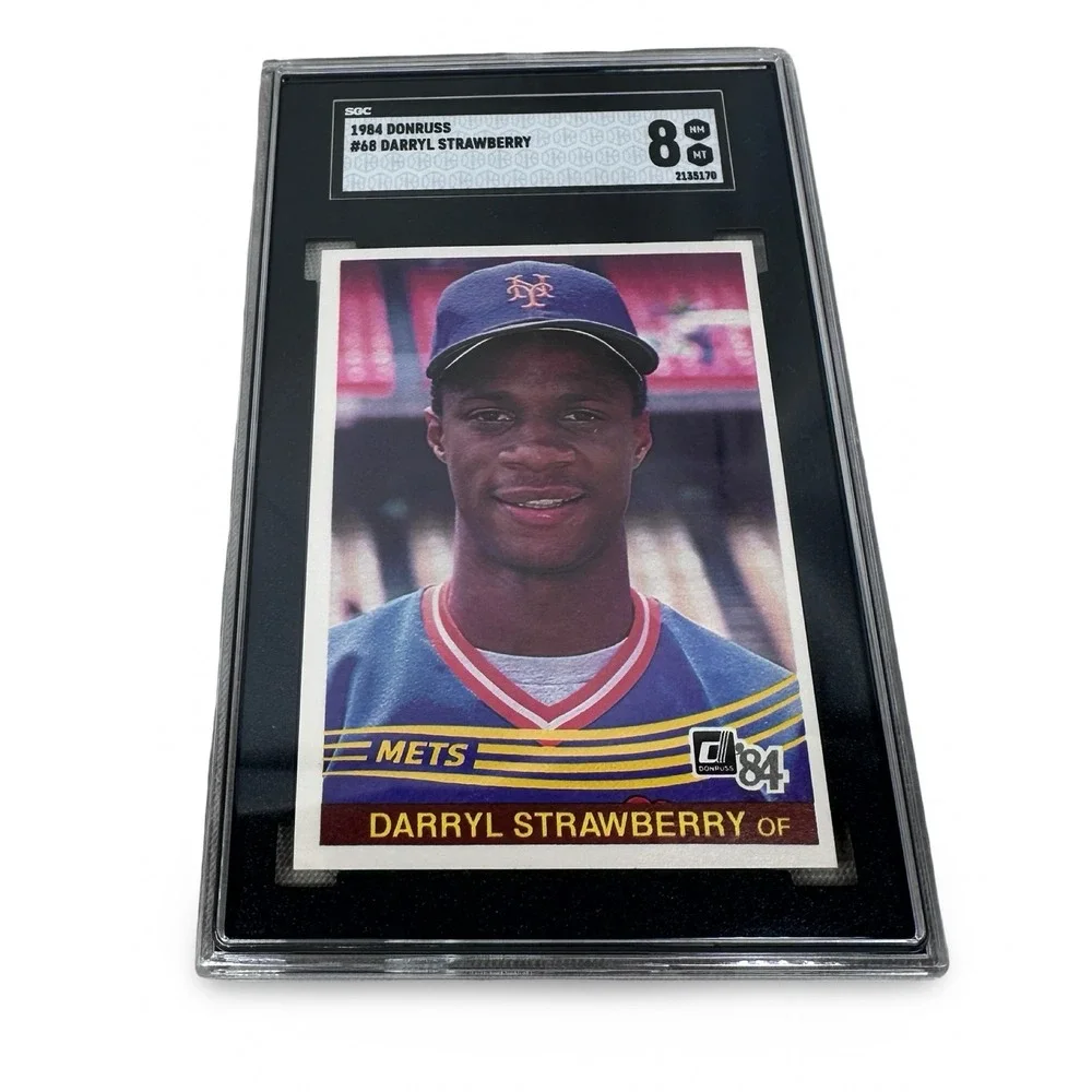 1984 Donruss #68 Darryl Strawberry New York Mets SGC 8 NM-MT Rookie Year Card